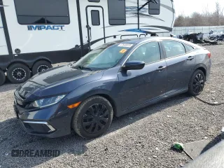 2020 Honda Civic LX with VIN 2HGFC2F6XLH526078, listed as a Copart auction lot 47649975 with 76,364 mi miles and Salvage Title. Bid and sale history available at DreamBid. Image 1.