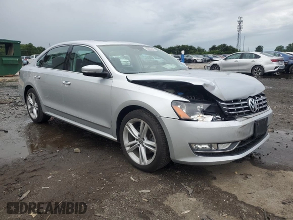 2015 Volkswagen Passat SEL Premium with VIN 1VWCV7A39FC097011, listed as a Copart auction lot 63255745 with 159,543 mi miles and Salvage title. Bid and sale history available at DreamBid. Image 4.