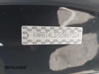 2016 Kia Optima LX with VIN KNAGT4L37G5069524, listed as a IAAI auction lot 42630982 with Not provided miles and . Bid and sale history available at DreamBid. Image 9.