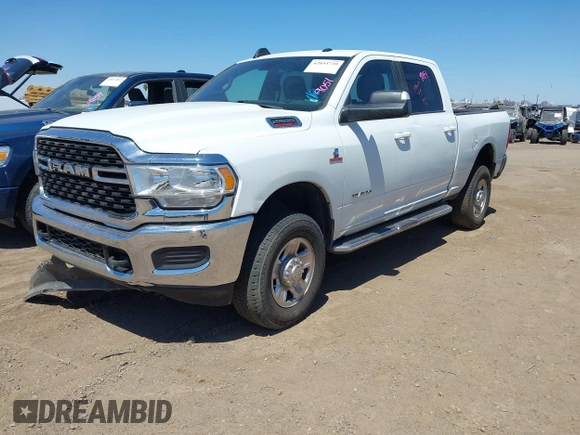 2022 Ram 2500 Big Horn with VIN 3C6UR5DL3NG344991, listed as a IAAI auction lot 42054720 with 47,125 mi miles. Bid and sale history available at carsss.com. Image 16.