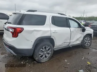 2023 GMC Acadia SLE with VIN 1GKKNRL49PZ217814, listed as a Copart auction lot 56562515 with 20,757 mi miles and Salvage title. Bid and sale history available at DreamBid. Image 3.