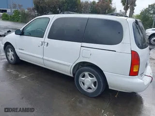 1999 Nissan Quest GXE with VIN 4N2XN11T7XD806349, listed as a IAAI auction lot 41802171 with 154,526 mi miles. Bid and sale history available at carsss.com. Image 3.