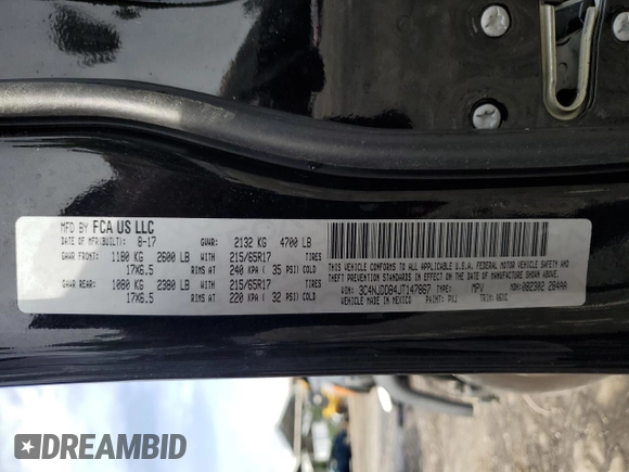 2018 Jeep Compass Trailhawk z VIN 3C4NJDDB4JT147867, wystawiony jako Copart lot #55981295 z przebiegiem 107 718 mil mil oraz Szkoda całkowita • Salvage title. Historia ofert i sprzedaży dostępna na DreamBid. Obrazek 13.