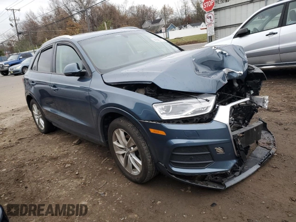 2017 Audi Q3 Premium with VIN WA1ECCFS9HR010308, listed as a Copart auction lot 69585772 with 61,329 mi miles. Bid and sale history available at carsss.com. Image 4.
