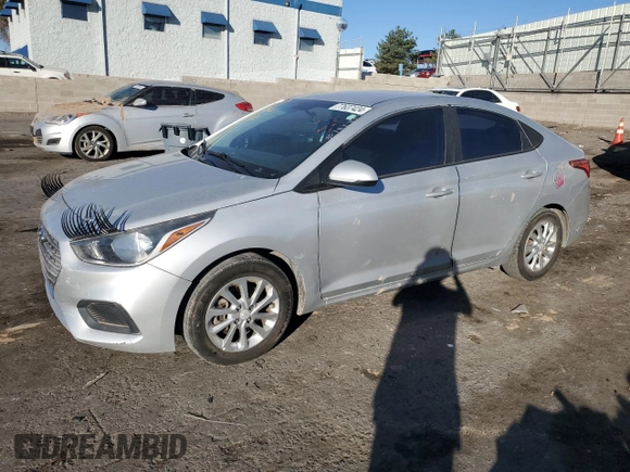 2018 Hyundai Accent SEL with VIN 3KPC24A34JE025886, listed as a Copart auction lot 77637424 with 98,212 mi miles and Salvage Title. Bid and sale history available at carsss.com. Image 1.