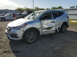 2018 Hyundai Santa Fe 2.4L with VIN 5XYZTDLB1JG534963, listed as a Copart auction lot 52363395 with 111,463 mi miles and Salvage title. Bid and sale history available at DreamBid. Image 1.