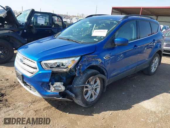 2017 Ford Escape SE with VIN 1FMCU9G97HUB23742, listed as a IAAI auction lot 41899935 with 150,524 mi miles. Bid and sale history available at carsss.com. Image 17.