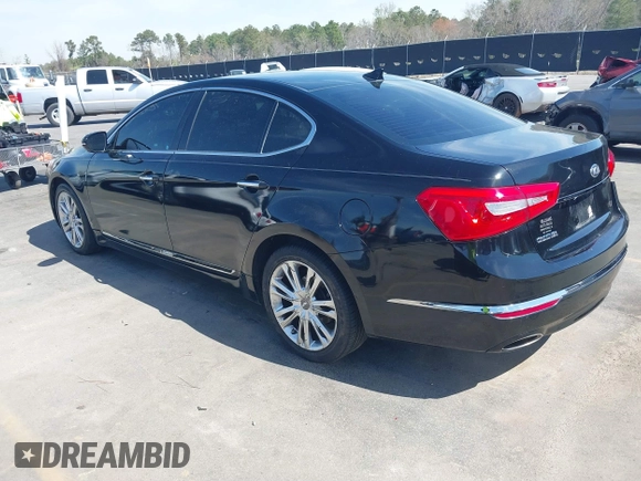 2016 Kia Cadenza Premium with VIN KNALN4D71G5221324, listed as a IAAI auction lot 41802047 with 143,331 mi miles and . Bid and sale history available at DreamBid. Image 3.