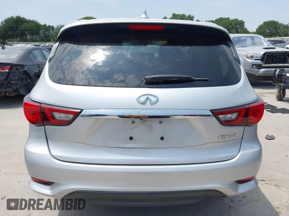 2019 Infiniti QX60 Pure with VIN 5N1DL0MN8KC548730, listed as a IAAI auction lot 42312037 with 53,163 mi miles and . Bid and sale history available at DreamBid. Image 16.
