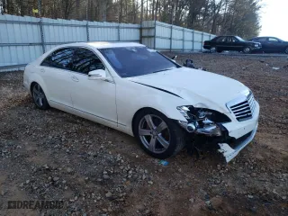 2010 Mercedes-Benz S-Class S 550 with VIN WDDNG7BB0AA340596, listed as a Copart auction lot 87000054 with 197,403 mi miles and Salvage Title. Bid and sale history available at carsss.com. Image 4.