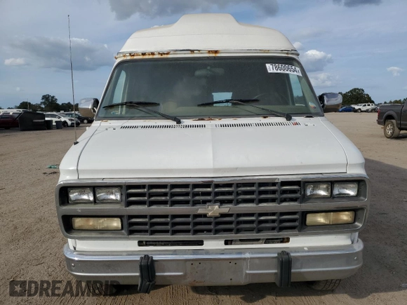 1995 Chevrolet Chevy Van с VIN 1GBEG25K1SF128372, выставлен на аукционе Copart как лот 78600654 с пробегом 183 522 миль миль и Списание • Salvage title. История ставок и продаж доступна на DreamBid. Изображение 5.