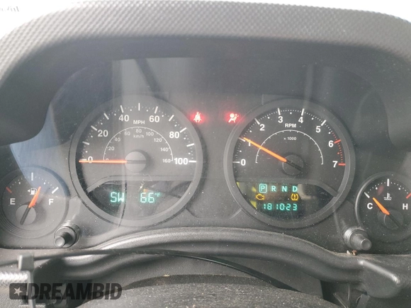 2008 Jeep Wrangler Unlimited X with VIN 1J4GB39138L602949, listed as a Copart auction lot 78503934 with 181,023 mi miles and Salvage Title. Bid and sale history available at DreamBid. Image 9.