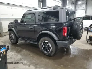 2023 Ford Bronco with VIN 1FMDE5AH7PLB26901, listed as a Copart auction lot 43171395 with 9,934 mi miles and Salvage title. Bid and sale history available at DreamBid. Image 2.