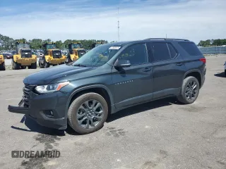 2021 Chevrolet Traverse RS with VIN 1GNERJKWXMJ194076, listed as a Copart auction lot 57808675 with 128,561 mi miles and Salvage title. Bid and sale history available at DreamBid. Image 1.