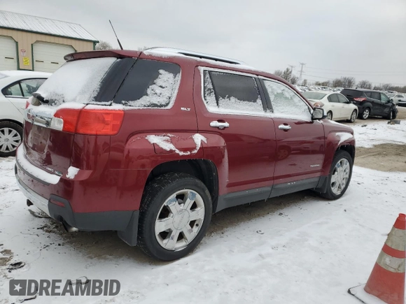 2011 GMC Terrain SLT-2 with VIN 2CTFLXE56B6206498, listed as a Copart auction lot 82024854 with Not Provided miles and Salvage Title. Bid and sale history available at DreamBid. Image 3.