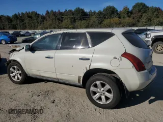 2006 Nissan Murano S with VIN JN8AZ08TX6W415345, listed as a Copart auction lot 78398824 with 240,480 mi miles and Salvage title. Bid and sale history available at DreamBid. Image 2.