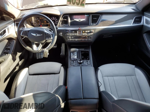 2018 Genesis G80 3.3T Sport with VIN KMHGN4JB8JU248512, listed as a Copart auction lot 69330014 with 43,992 mi miles and Salvage Title. Bid and sale history available at carsss.com. Image 8.