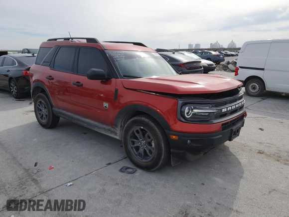 2023 Ford Bronco Sport Big Bend with VIN 3FMCR9B63PRD49863, listed as a Copart auction lot 50398135 with 30,737 mi miles and Clean title. Bid and sale history available at DreamBid. Image 4.
