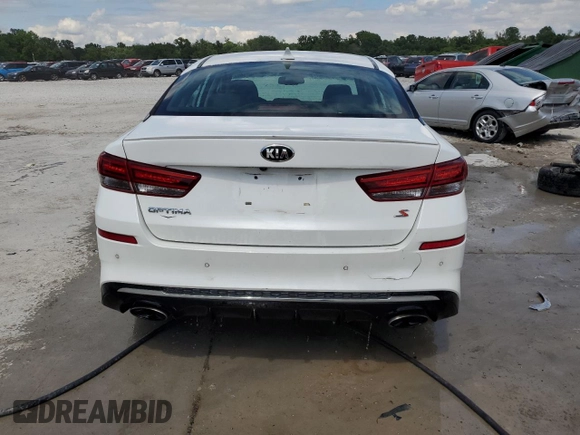 2019 Kia Optima LX with VIN 5XXGT4L37KG285218, listed as a Copart auction lot 58367365 with 105,052 mi miles and Salvage title. Bid and sale history available at DreamBid. Image 6.