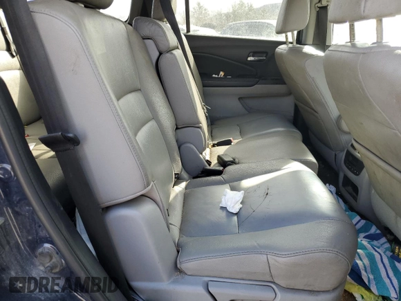 2017 Honda Pilot EX-L with VIN 5FNYF6H53HB035987, listed as a Copart auction lot 45834495 with 163,365 mi miles and Non Repairable. Bid and sale history available at DreamBid. Image 11.