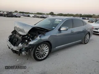 2016 Hyundai Equus Signature with VIN KMHGH4JH6GU101223, listed as a Copart auction lot 75512034 with 66,921 mi miles and Salvage Title. Bid and sale history available at DreamBid. Image 1.