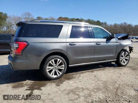 2020 Ford Expedition Max Limited with VIN 1FMJK1KT4LEA14420, listed as a Copart auction lot 46033305 with 89,410 mi miles and Salvage title. Bid and sale history available at DreamBid. Image 3.