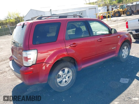 2008 Mercury Mariner with VIN 4M2CU91138KJ47288, listed as a IAAI auction lot 42149561 with 158,460 mi miles and . Bid and sale history available at DreamBid. Image 4.