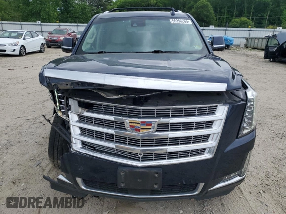 2018 Cadillac Escalade ESV Premium Luxury with VIN 1GYS4JKJ4JR113630, listed as a Copart auction lot 56296265 with 76,556 mi miles and Salvage title. Bid and sale history available at DreamBid. Image 5.