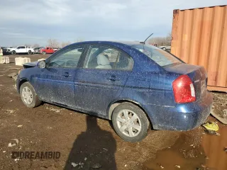 2010 Hyundai Accent GLS with VIN KMHCN4AC7AU453990, listed as a Copart auction lot 46667245 with 69,202 mi miles and Salvage Title. Bid and sale history available at carsss.com. Image 2.