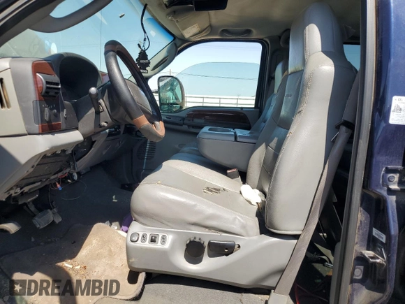 2006 Ford F-250 XL with VIN 1FTSW21P76EC57862, listed as a Copart auction lot 62905515 with 218,060 mi miles and Salvage title. Bid and sale history available at DreamBid. Image 7.