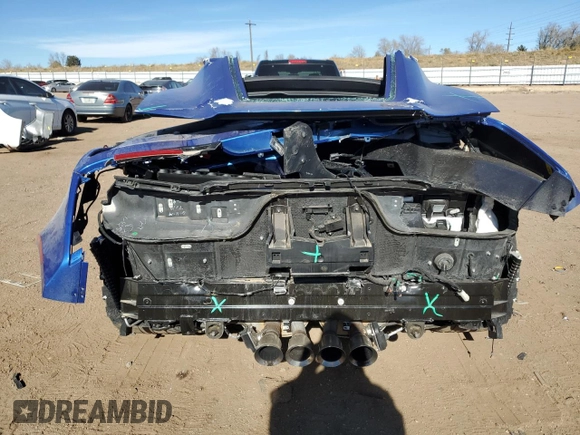 2019 Chevrolet Corvette Z06 2LZ with VIN 1G1YR2D67K5606378, listed as a Copart auction lot 80897994 with 12,754 mi miles and Salvage Title. Bid and sale history available at carsss.com. Image 6.