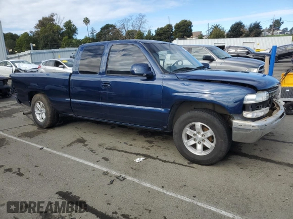 2001 Chevrolet Silverado 1500 LS with VIN 2GCEC19V211397296, listed as a Copart auction lot 44568445 with 344,705 mi miles and Salvage Title. Bid and sale history available at DreamBid. Image 4.