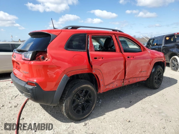 2019 Jeep Cherokee Trailhawk Elite with VIN 1C4PJMBX3KD103406, listed as a Copart auction lot 50162595 with 58,259 mi miles and Clean Title. Bid and sale history available at carsss.com. Image 3.