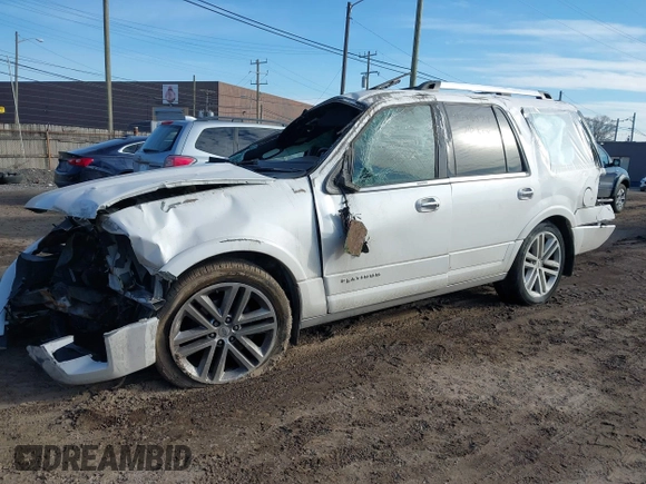 2016 Ford Expedition Platinum with VIN 1FMJU1MT1GEF10501, listed as a IAAI auction lot 41706827 with Not provided miles and . Bid and sale history available at DreamBid. Image 16.