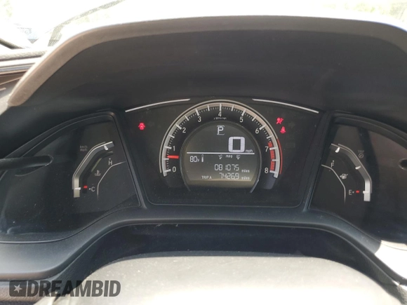 2017 Honda Civic LX z VIN 19XFC2F55HE026662, wystawiony jako Copart lot #55019905 z przebiegiem 81 075 mil mil oraz Szkoda całkowita • Salvage title. Historia ofert i sprzedaży dostępna na DreamBid. Obrazek 9.