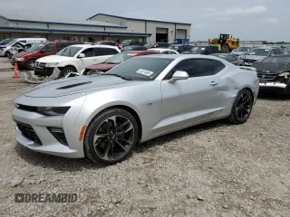 2017 Chevrolet Camaro 1SS with VIN 1G1FF1R72H0124676, listed as a Copart auction lot 53974684 with 65,901 mi miles and Salvage Title. Bid and sale history available at carsss.com. Image 1.