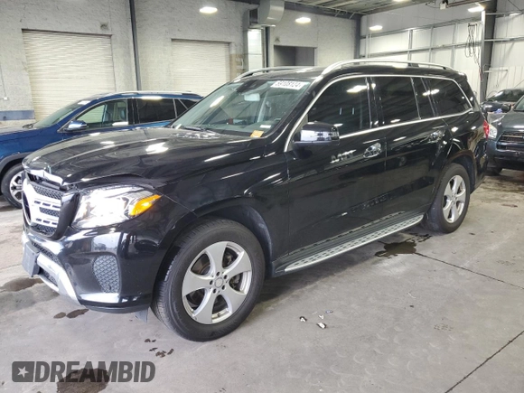 2017 Mercedes-Benz GLS 450 with VIN 4JGDF6EE5HA745836, listed as a Copart auction lot 69108124 with 122,321 mi miles and Salvage Title. Bid and sale history available at DreamBid. Image 1.
