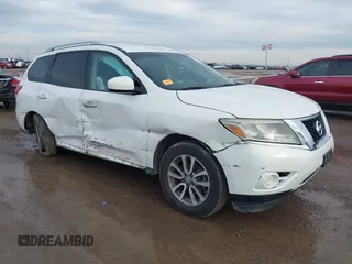 2013 Nissan Pathfinder SL with VIN 5N1AR2MN7DC663576, listed as a IAAI auction lot 41473579 with 125,752 mi miles and . Bid and sale history available at DreamBid. Image 1.