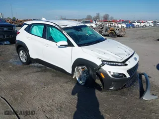 2023 Hyundai Kona SE with VIN KM8K2CAB0PU061691, listed as a IAAI auction lot 41464955 with 14,716 mi miles. Bid and sale history available at carsss.com. Image 1.