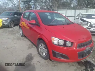 2013 Chevrolet Sonic LT with VIN 1G1JC6SH4D4205877, listed as a IAAI auction lot 41461380 with 113,780 mi miles. Bid and sale history available at carsss.com. Image 1.
