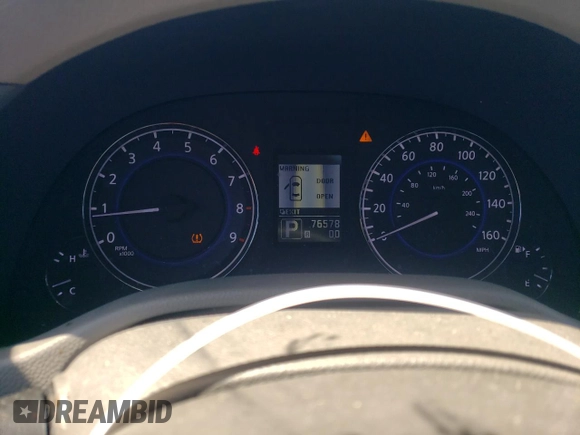 2010 Infiniti G37 x with VIN JN1CV6AR6AM460873, listed as a Copart auction lot 51182505 with 76,578 mi miles and Salvage Title. Bid and sale history available at DreamBid. Image 9.