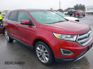 2015 Ford Edge Titanium with VIN 2FMPK4K83FBB41232, listed as a IAAI auction lot 41446222 with 97,829 mi miles. Bid and sale history available at carsss.com. Image 1.