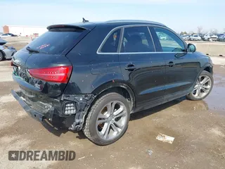 2016 Audi Q3 Premium Plus with VIN WA1EFCFS9GR018740, listed as a IAAI auction lot 41564117 with 38,303 mi miles. Bid and sale history available at carsss.com. Image 4.