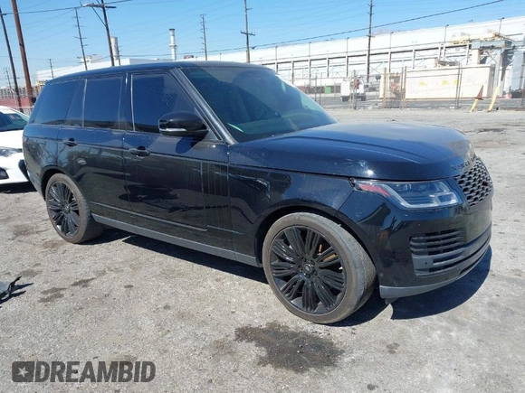2019 Land Rover Range Rover HSE with VIN SALGS2SV8KA547178, listed as a IAAI auction lot 41544820 with 50,257 mi miles and . Bid and sale history available at DreamBid. Image 1.