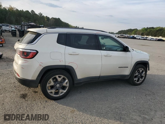 2020 Jeep Compass Limited with VIN 3C4NJCCB3LT142772, listed as a Copart auction lot 50570795 with 85,993 mi miles and Salvage Title. Bid and sale history available at DreamBid. Image 3.