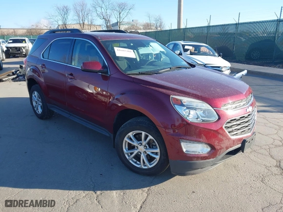 2017 Chevrolet Equinox LT with VIN 2GNALCEK3H1617441, listed as a IAAI auction lot 41685302 with NaN miles. Bid and sale history available at carsss.com. Image 1.