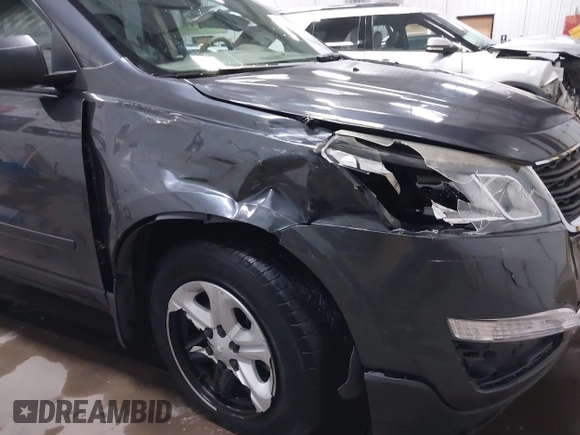 2013 Chevrolet Traverse LS with VIN 1GNKVFED2DJ239436, listed as a IAAI auction lot 41116589 with 120,161 mi miles and . Bid and sale history available at DreamBid. Image 6.
