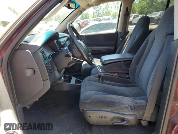 2001 Dodge Dakota z VIN 1B7GG2AZ41S152288, wystawiony jako Copart lot #59952635 z przebiegiem 167 721 mil mil oraz Czysty tytuł • Clean title. Historia ofert i sprzedaży dostępna na DreamBid. Obrazek 7.