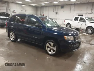 2012 Jeep Compass Latitude with VIN 1C4NJDEB8CD588277, listed as a IAAI auction lot 41511408 with 114,965 mi miles. Bid and sale history available at carsss.com. Image 1.