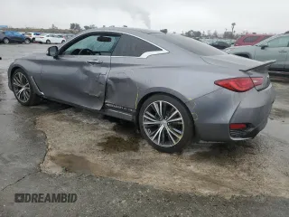 2018 Infiniti Q60 Luxe with VIN JN1EV7EK3JM342842, listed as a Copart auction lot 42405535 with 68,297 mi miles and Salvage Title. Bid and sale history available at DreamBid. Image 2.